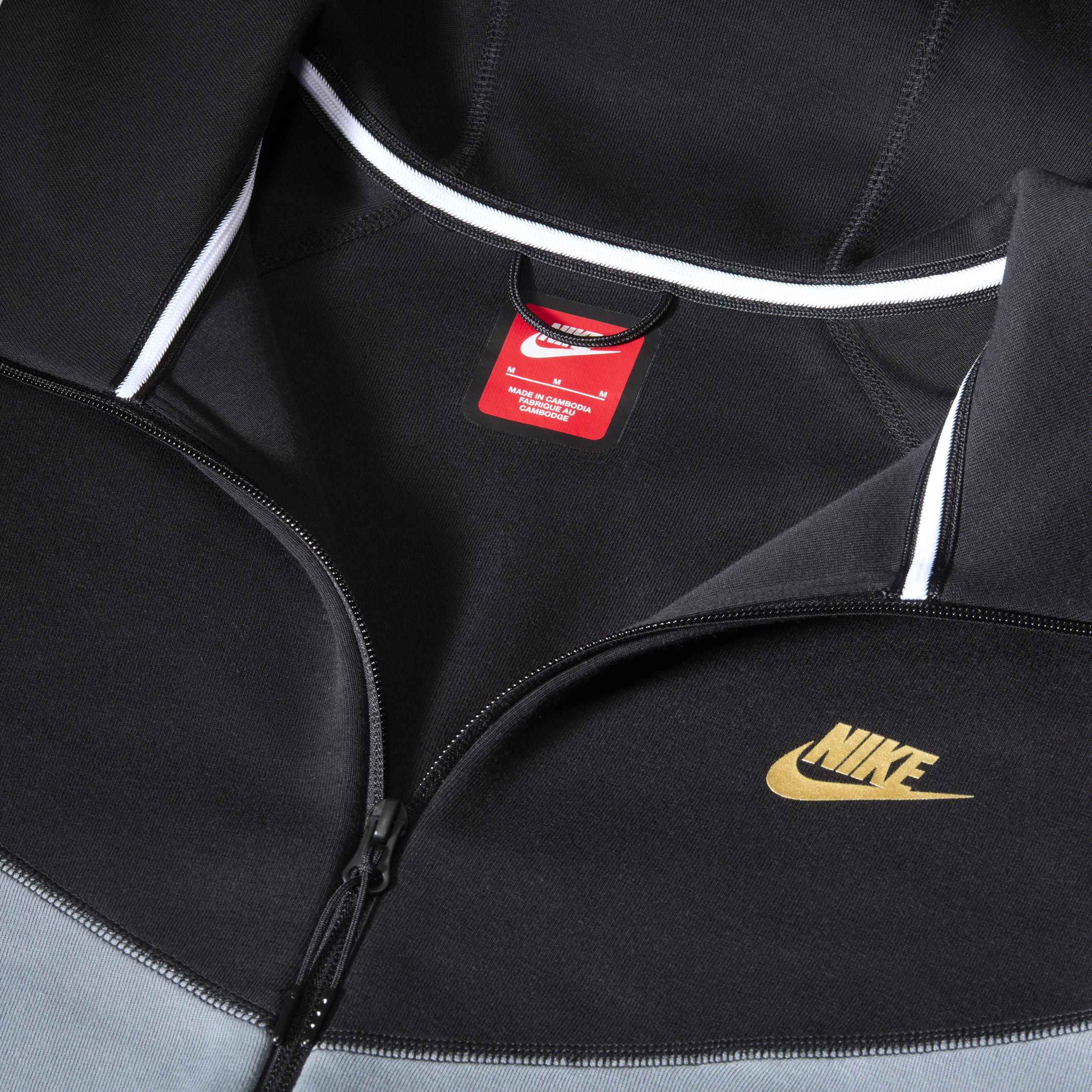 Mens Nike Sportswear Tech Fleece Windrunner Full-Zip Hoodie | FZ4709-011 Product Image