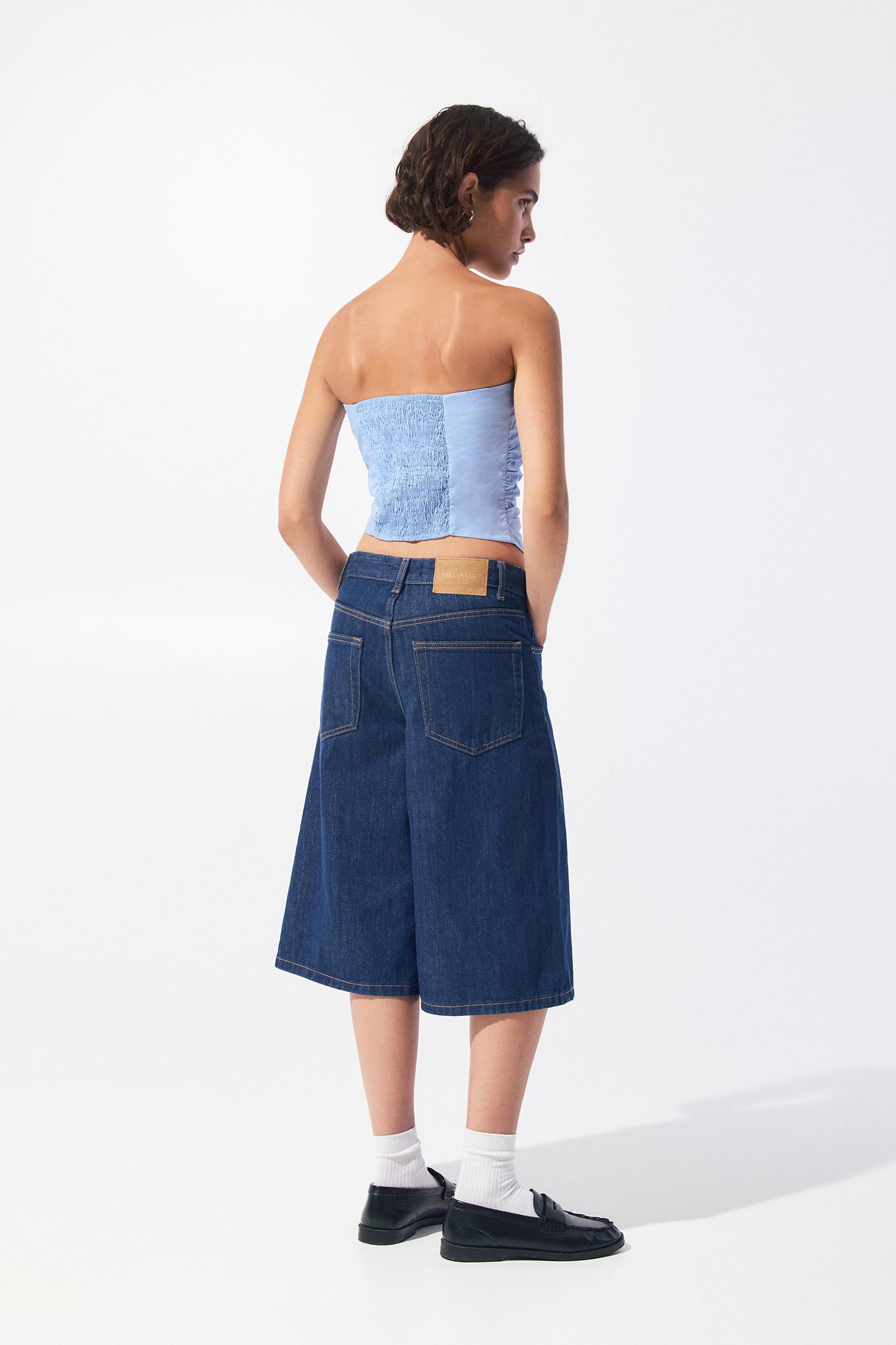 Strapless corsetry-inspired top Product Image