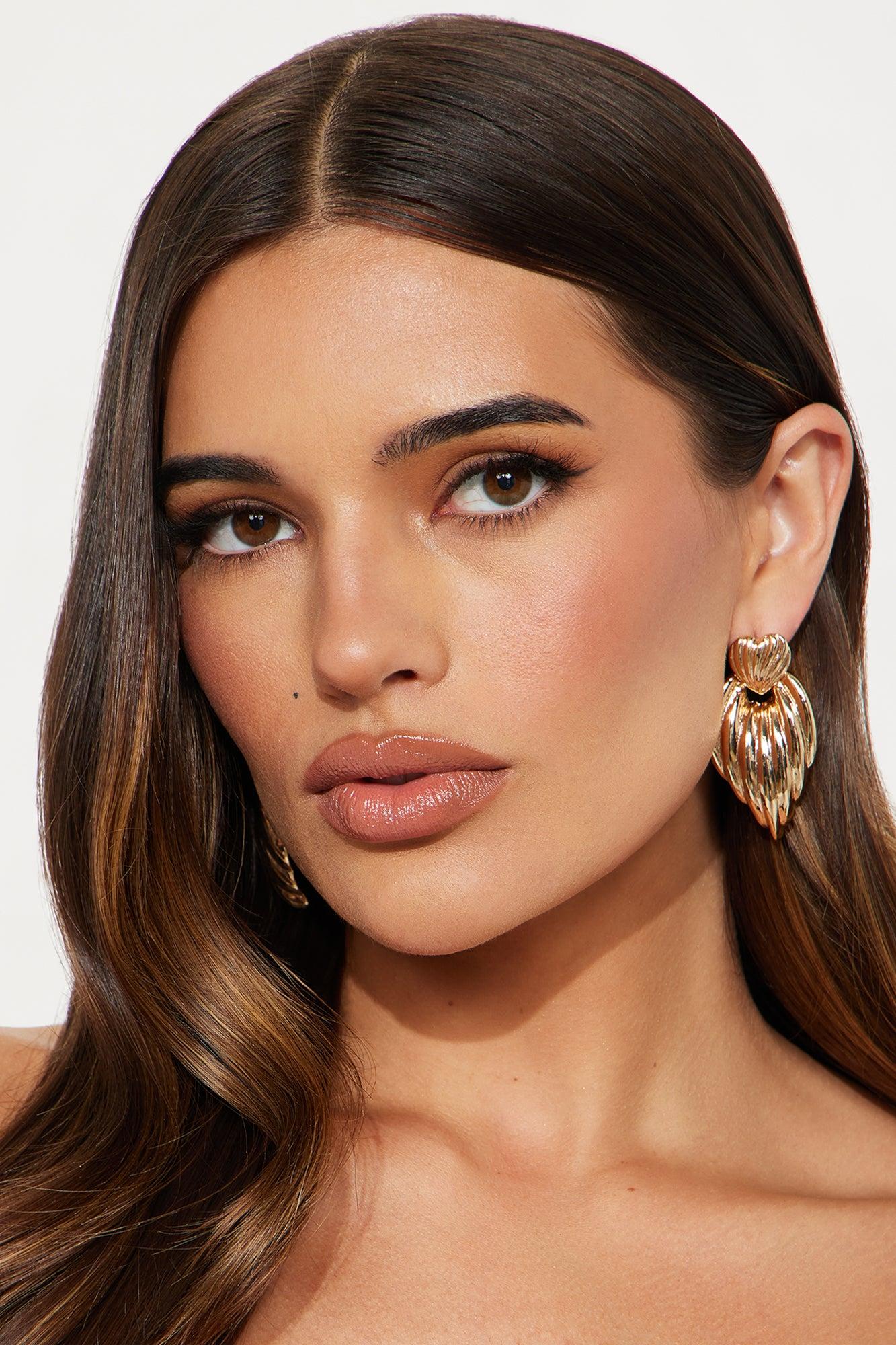 Santorini Earrings - Gold Product Image