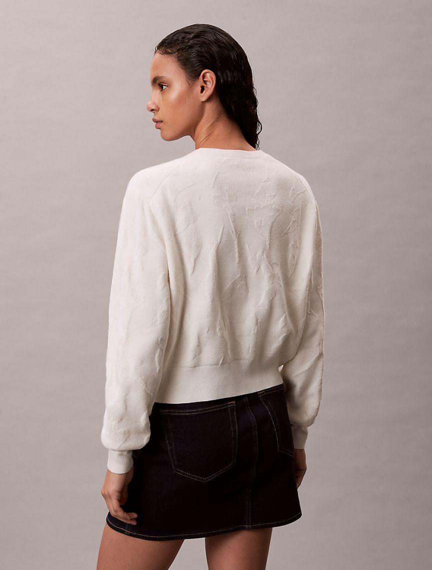 Textured Jacquard Cardigan Product Image