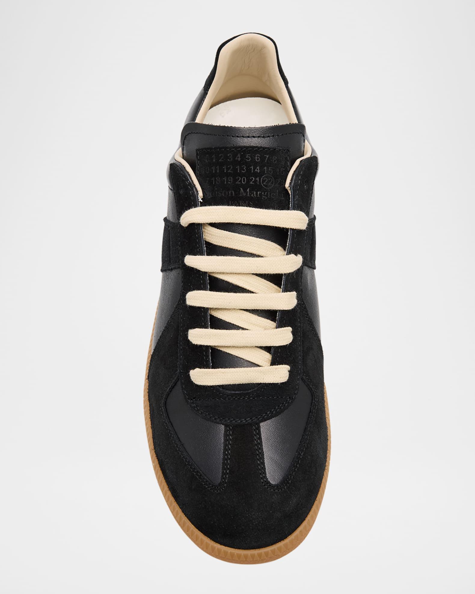 Men's Replica Leather Low-Top Sneakers Product Image