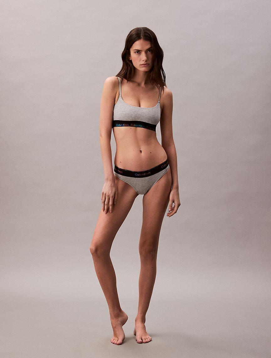 Icon Cotton Modal Pride Deconstructed Unlined Bralette Product Image