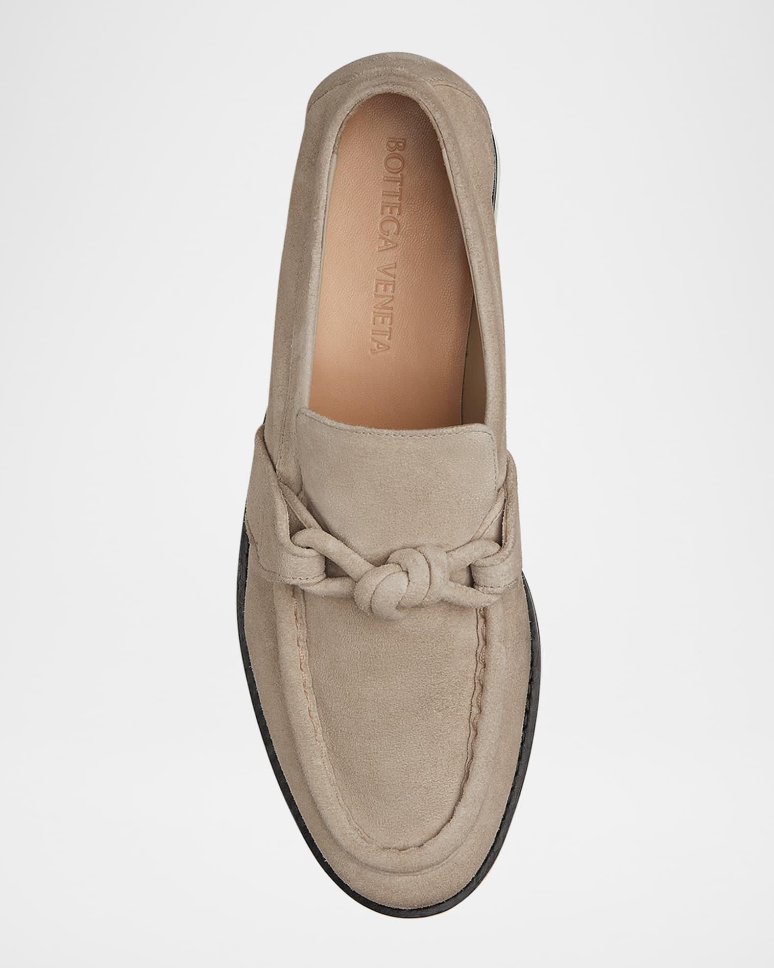 Astaire Knot Soft Suede Loafers Product Image