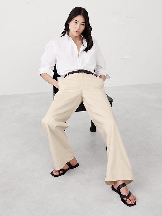 Wide-Leg High-Rise Summerweight Jean Product Image