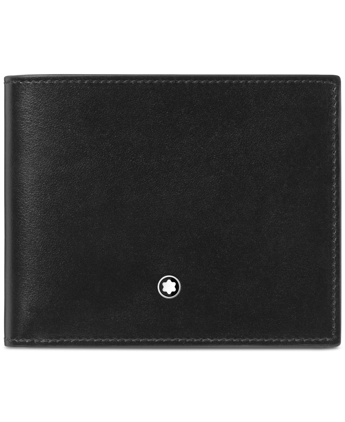 MONTBLANC Meisterstuck 6cc Leather Wallet In Black Product Image