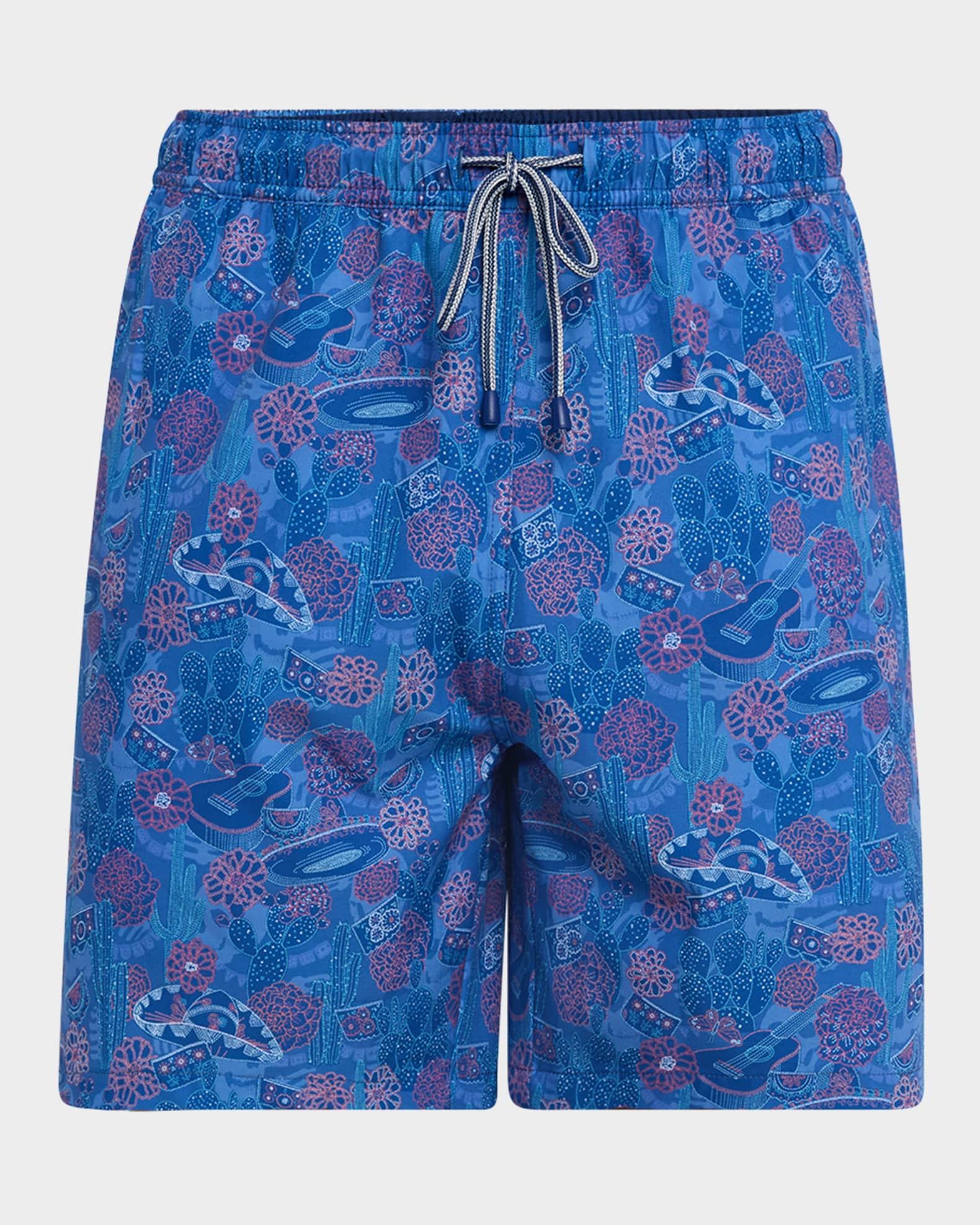 Day Of The Dead Swim Trunk Product Image