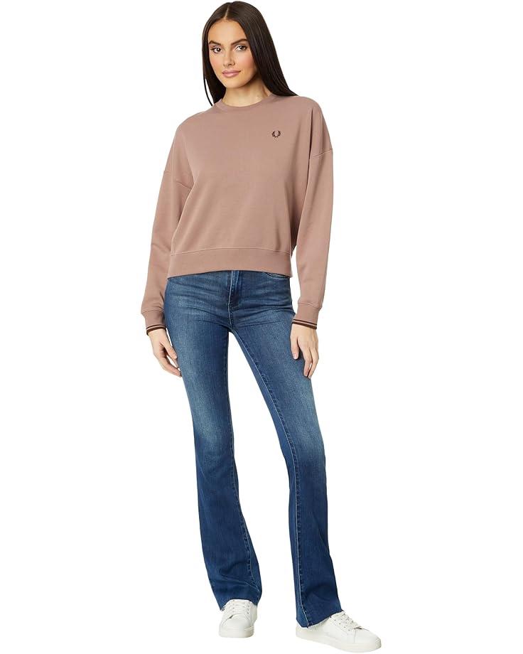 Stella High-Rise Fab Ab Flare With Raw Hem in Black Product Image