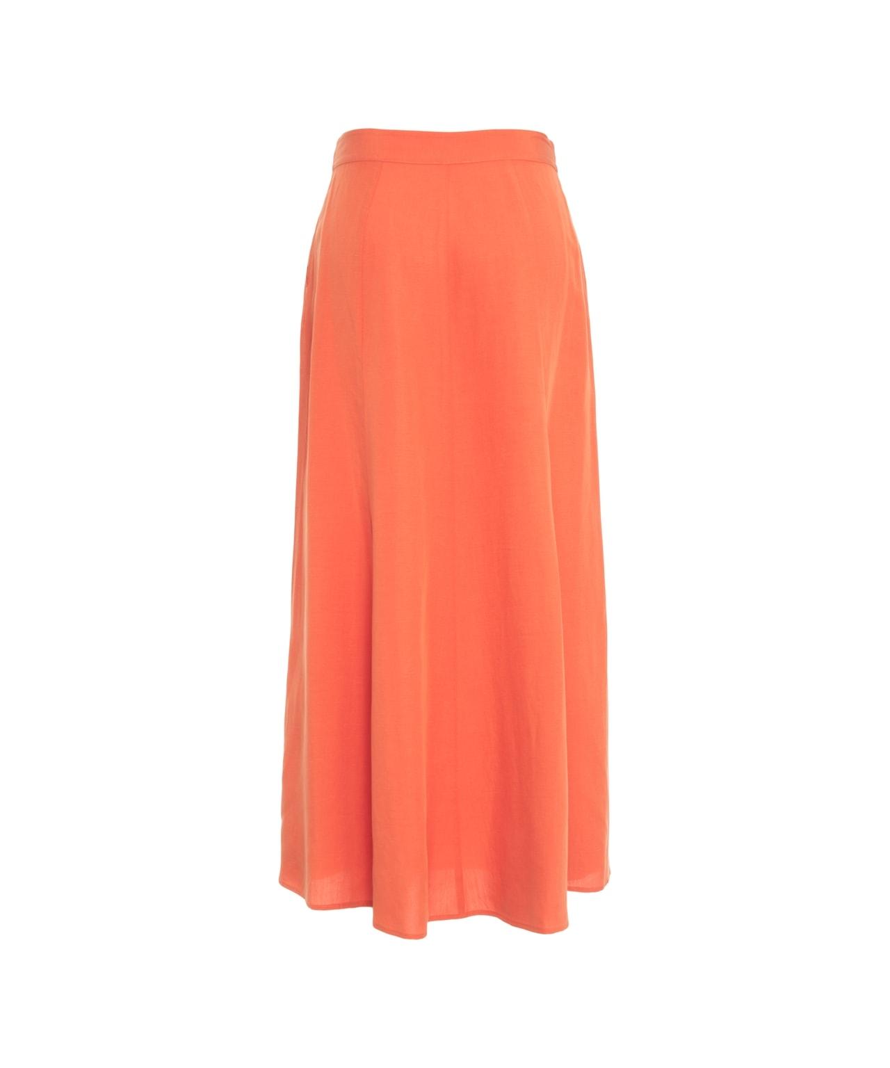 Linen blend skirt Product Image