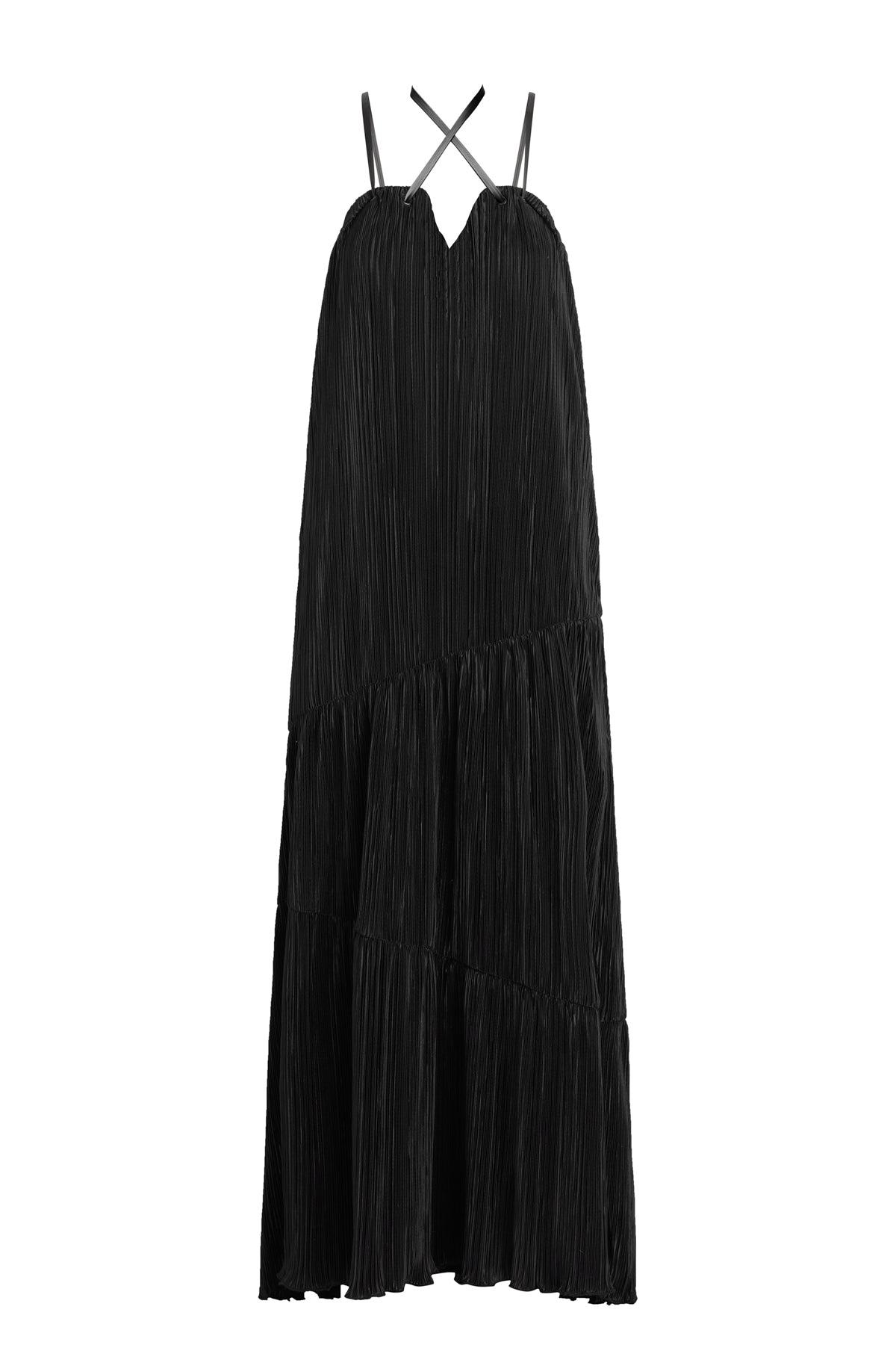 Plisse Tiered Dress Female Product Image