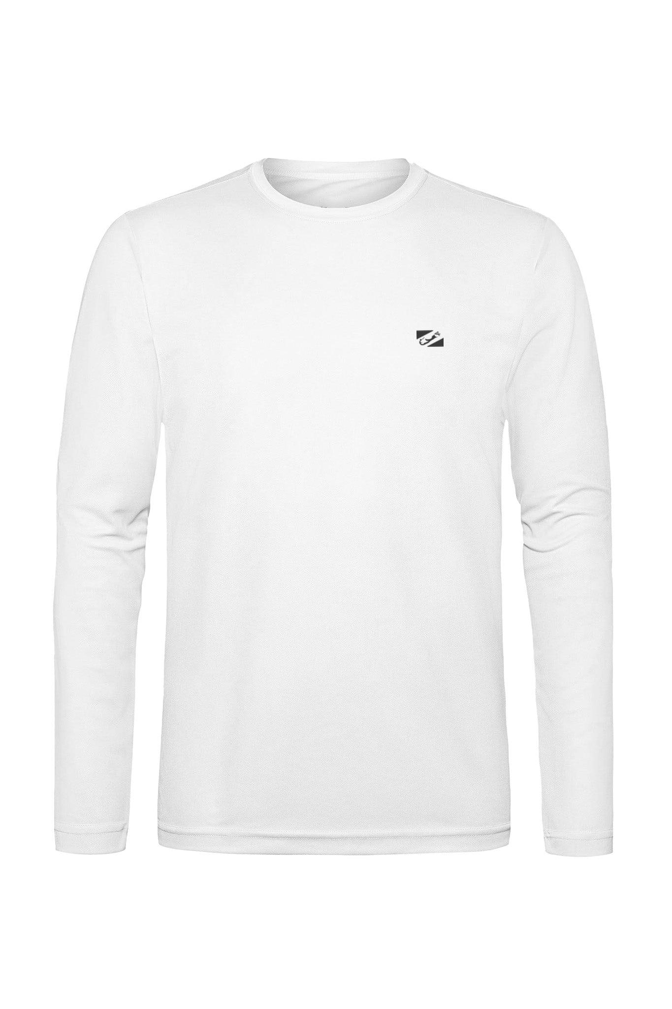 Bermies Men's White Long Sleeves Tee Product Image