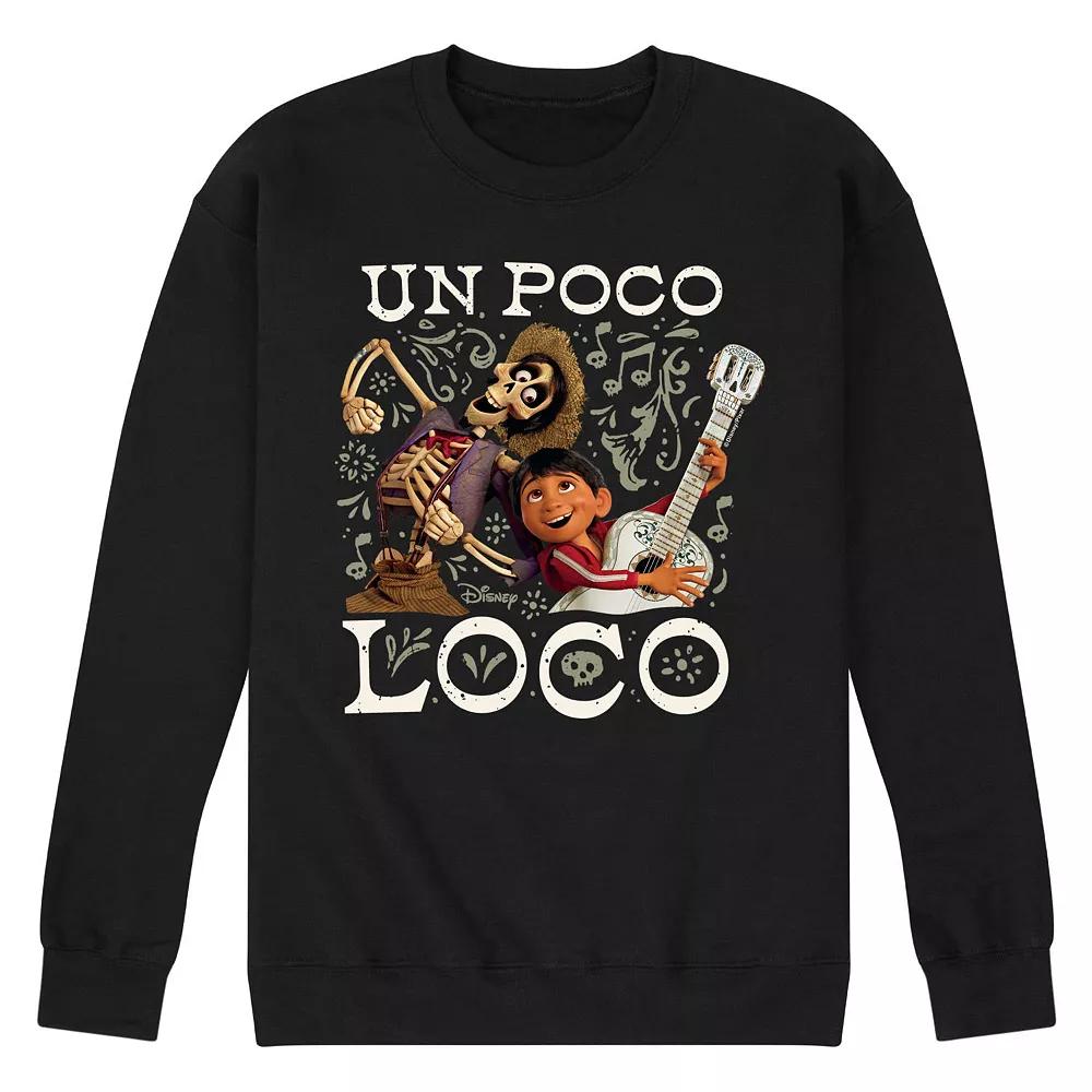 Disney / Pixar's Coco Men's Un Poco Loco Fleece Sweatshirt,  Product Image