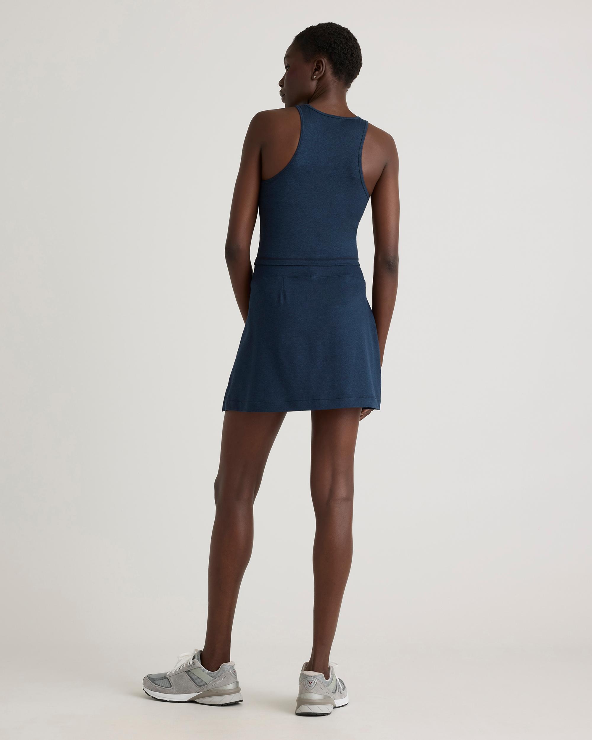 Quince | Women's Ultra-Soft High Neck Cropped Tank Top Polyester Product Image