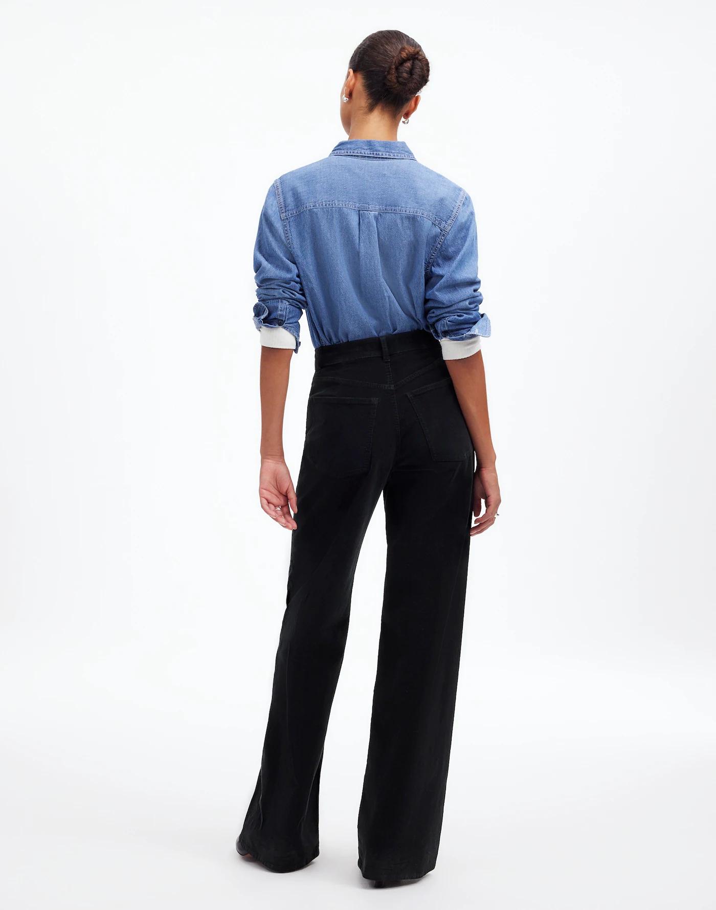 Superwide-Leg Pants in Corduroy Product Image