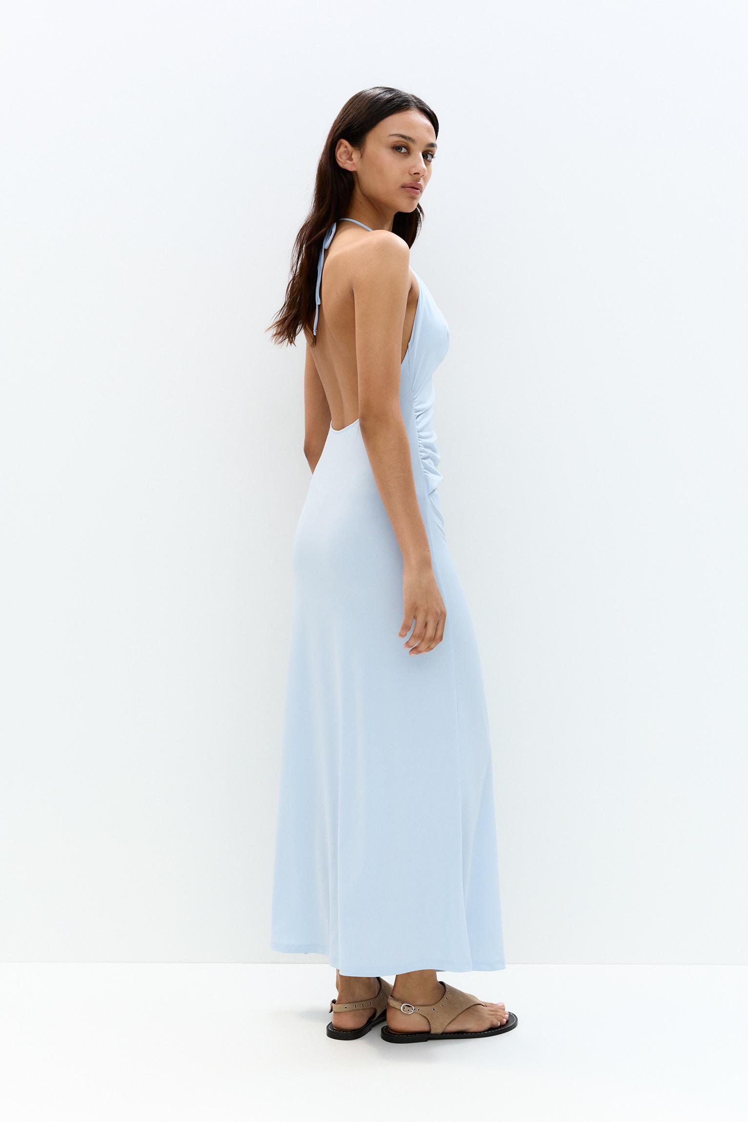 Asymmetric midi dress Product Image