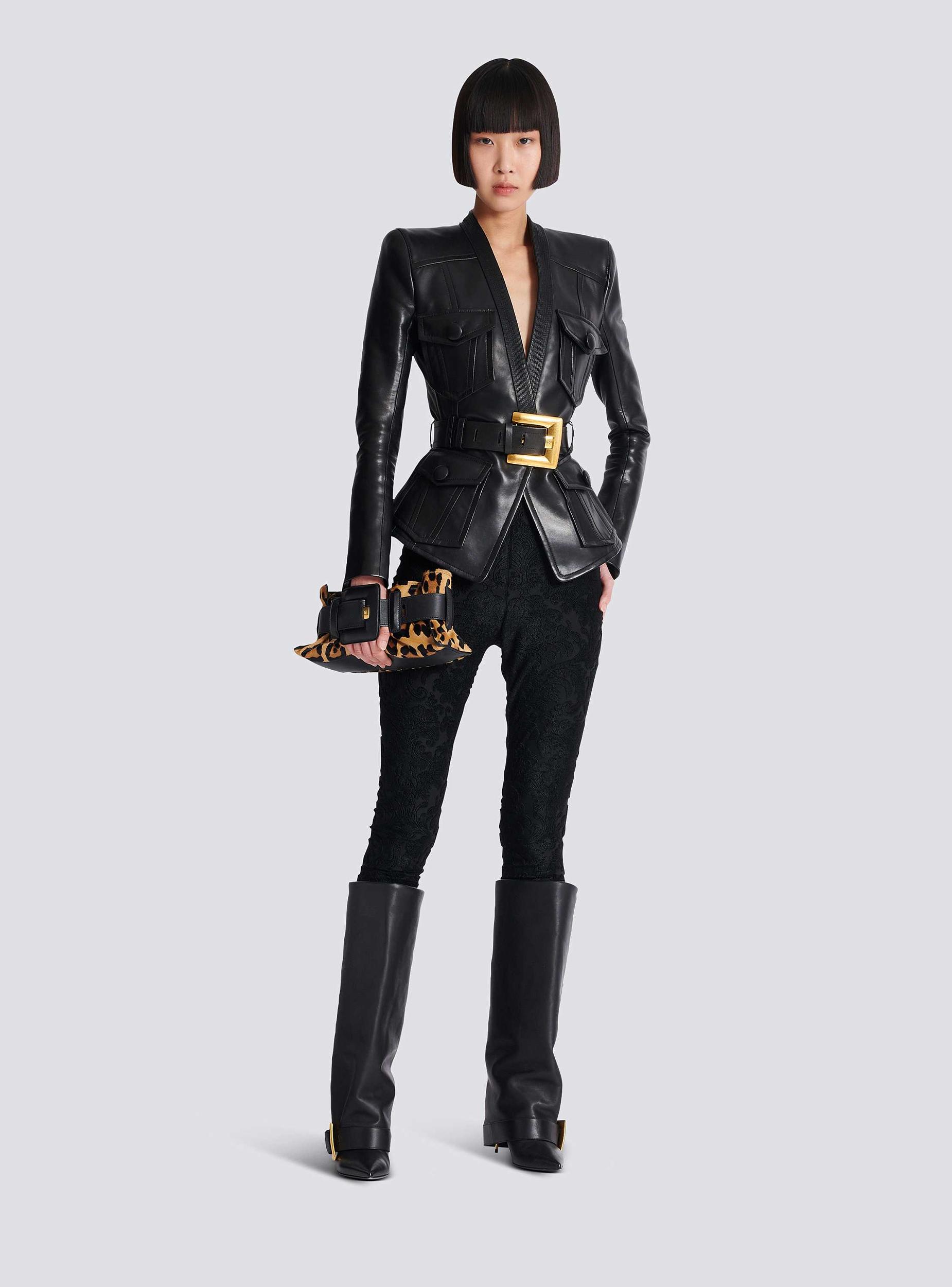 Anthem Mini ponyskin-style leopard print bag Product Image