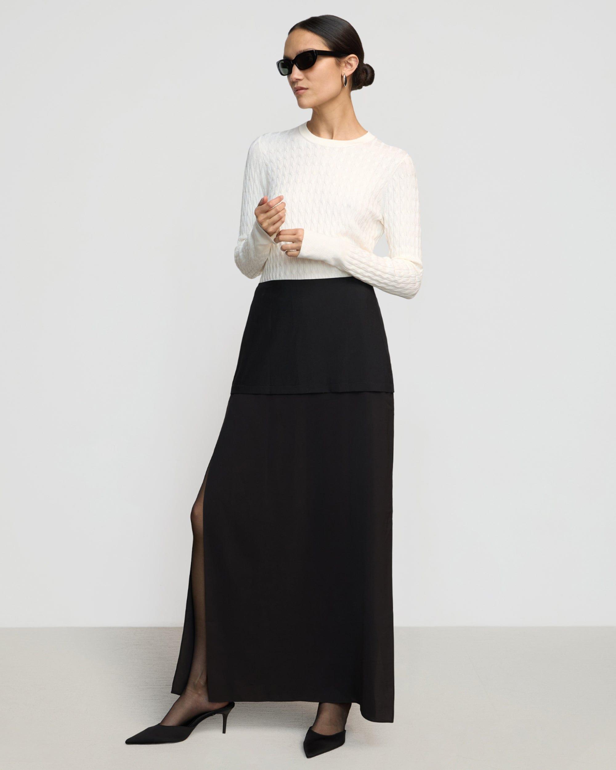 Augusta Tiered Maxi Skirt Product Image