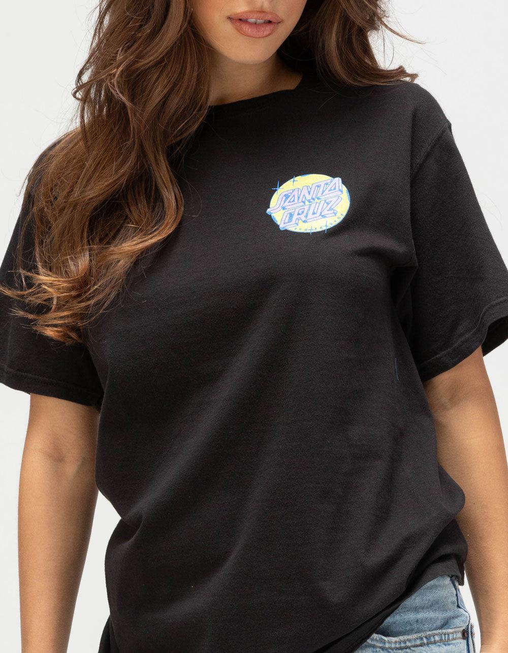 SANTA CRUZ Scrawl Dot Womens Tee - BLACK Product Image