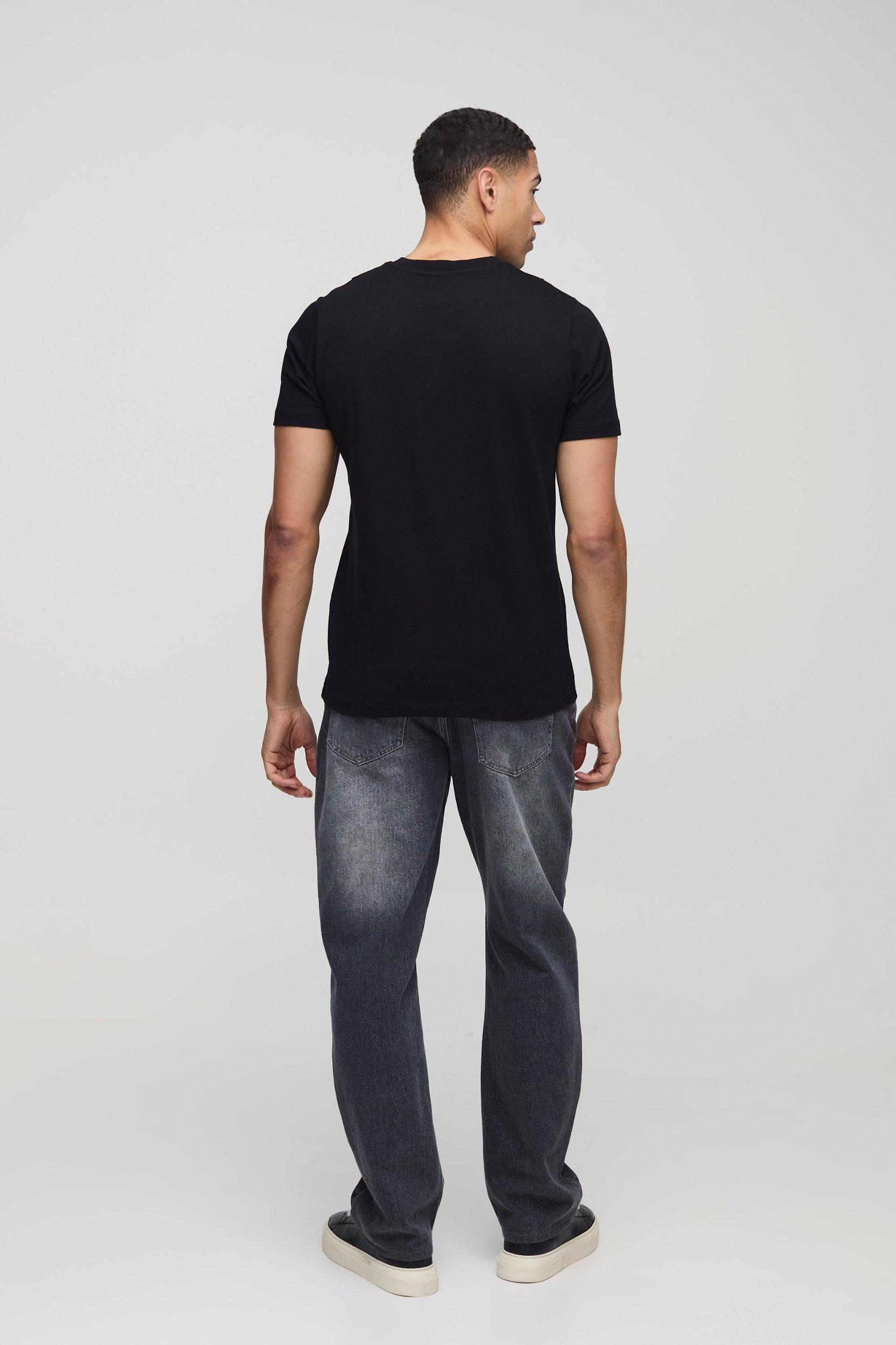 Slim Fit Pintuck Detail T-Shirt | boohooMAN USA Product Image