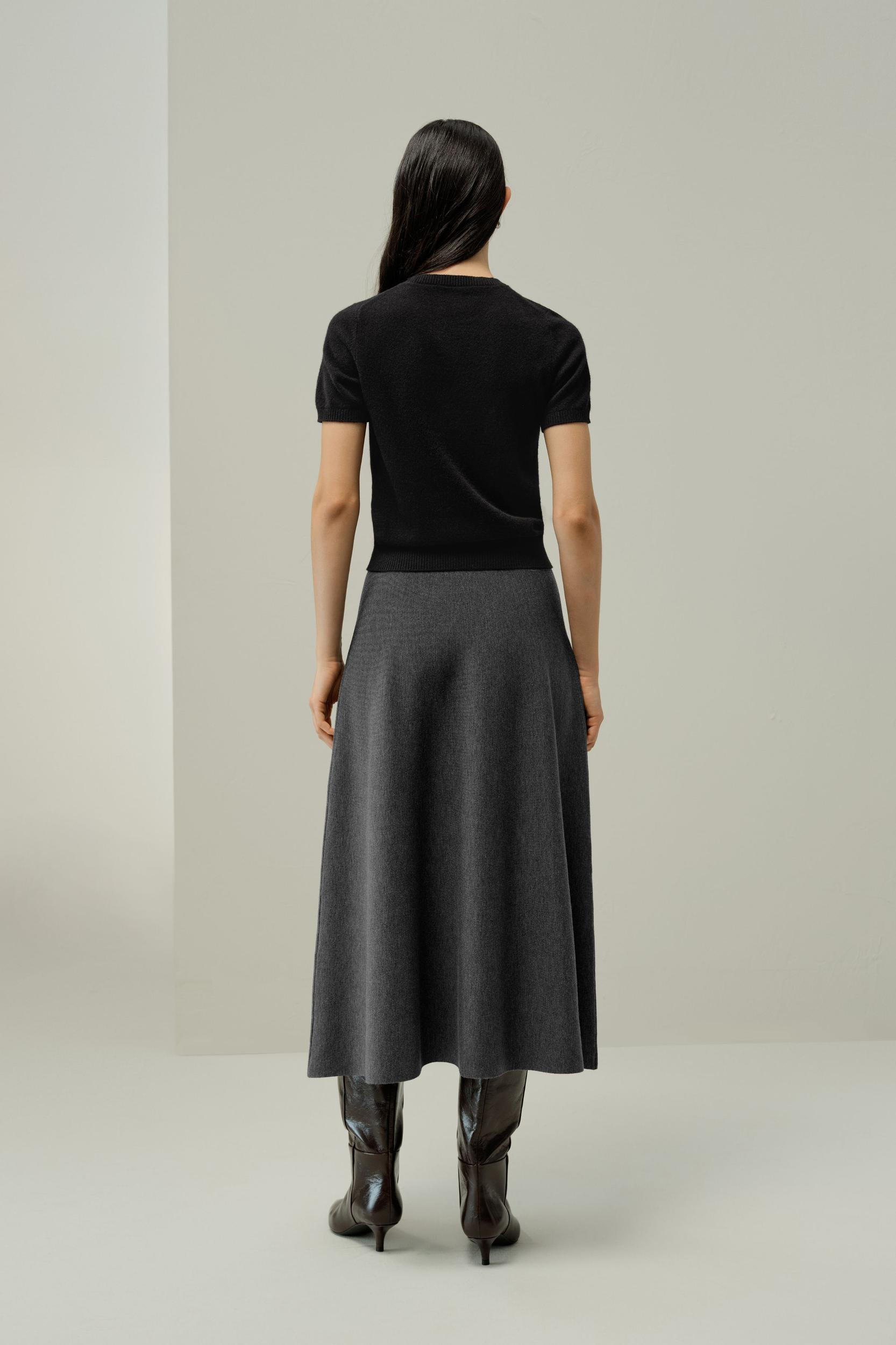 LILYSILK Worry-Free Wool Skirt Product Image