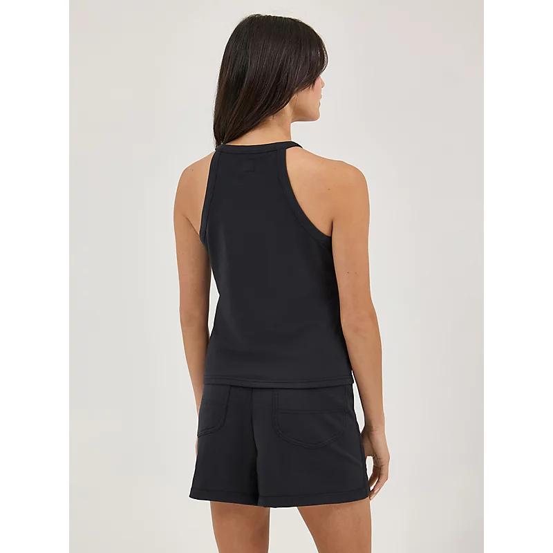 Womens Logo Halter Tank Product Image