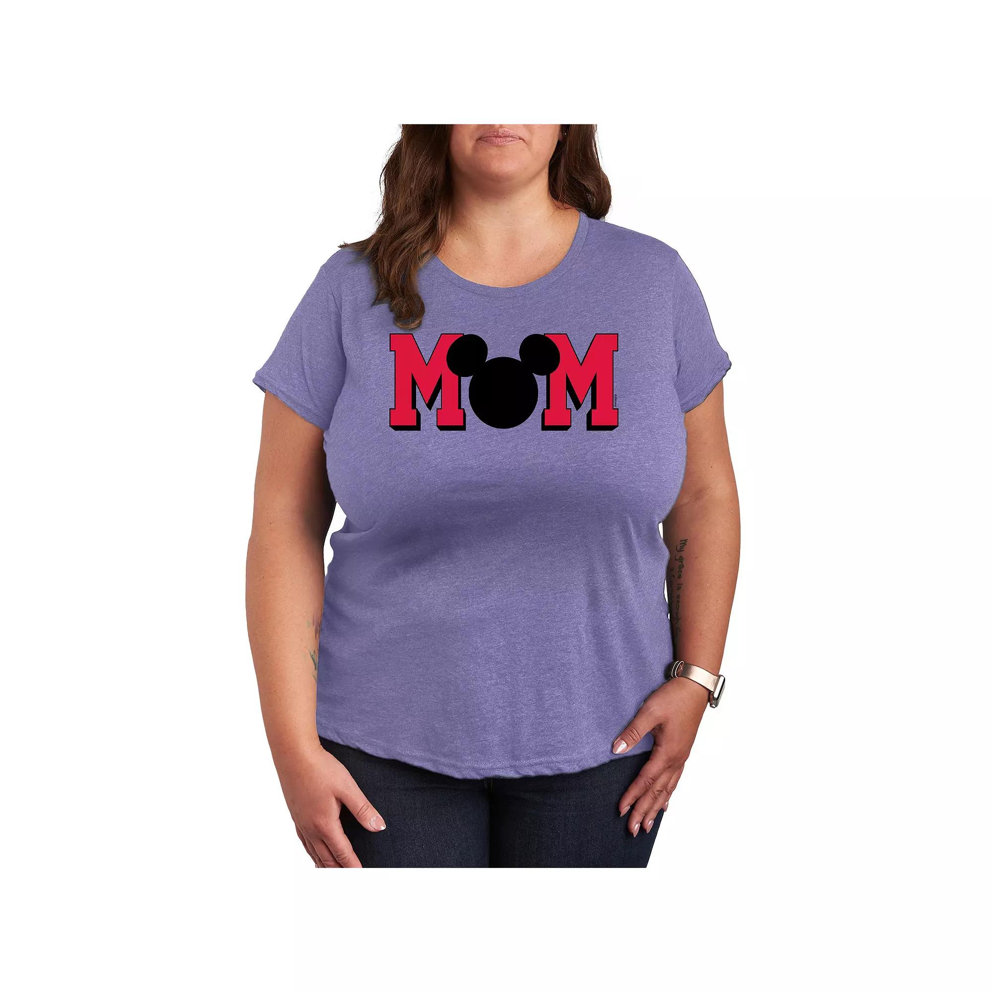 Disney's Mickey Mouse Plus Mom Graphic Tee, Women's,  Product Image