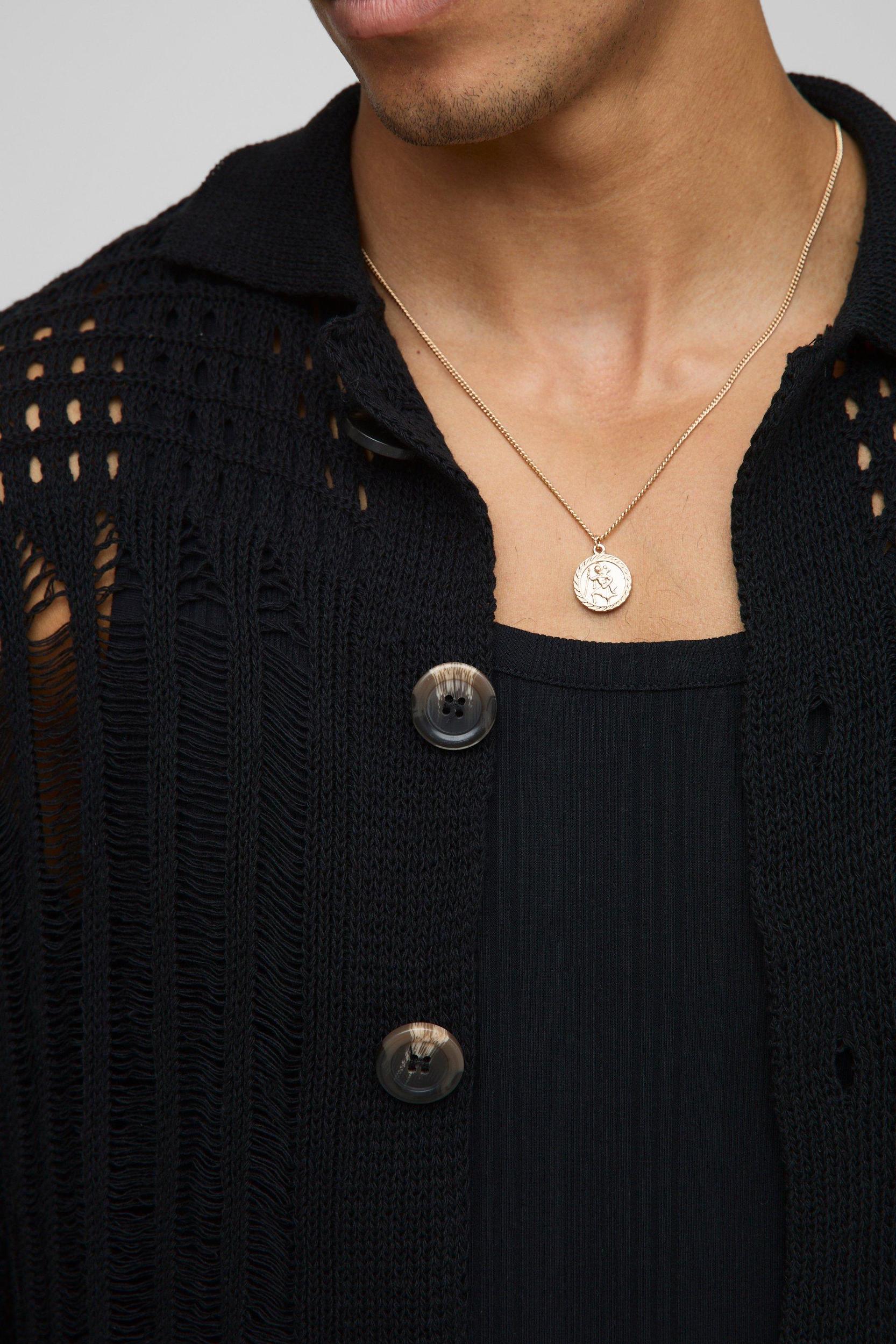 Regular Fit Open Stitch Knitted Shirt | boohooMAN USA Product Image