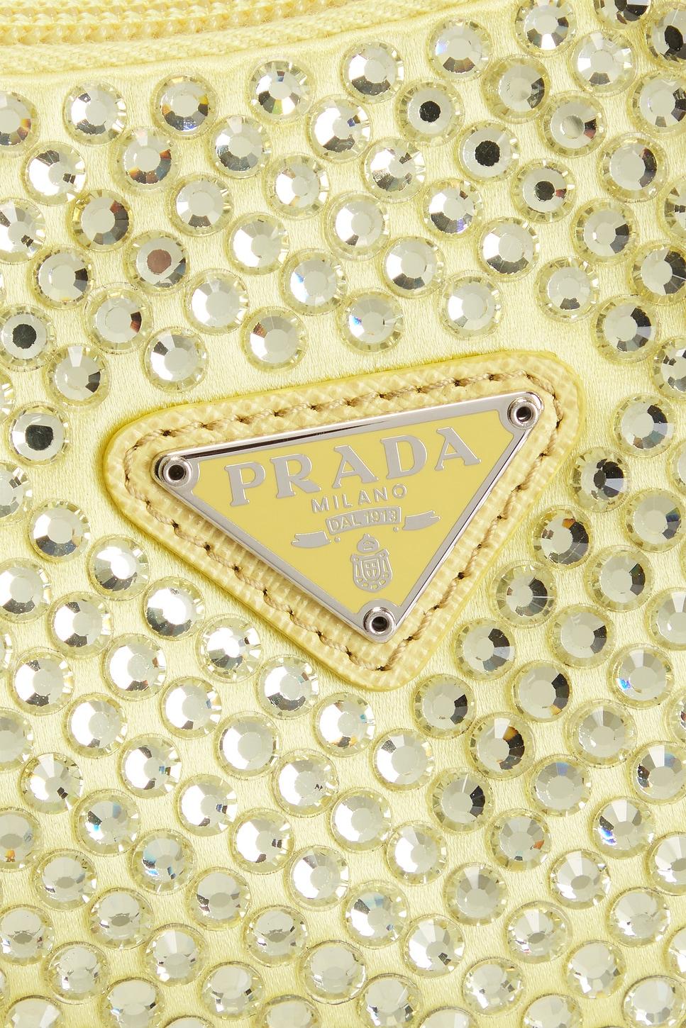 Prada Crystal Embellished Re-Edition 2000 Shoulder Bag FWRD Renew Product Image