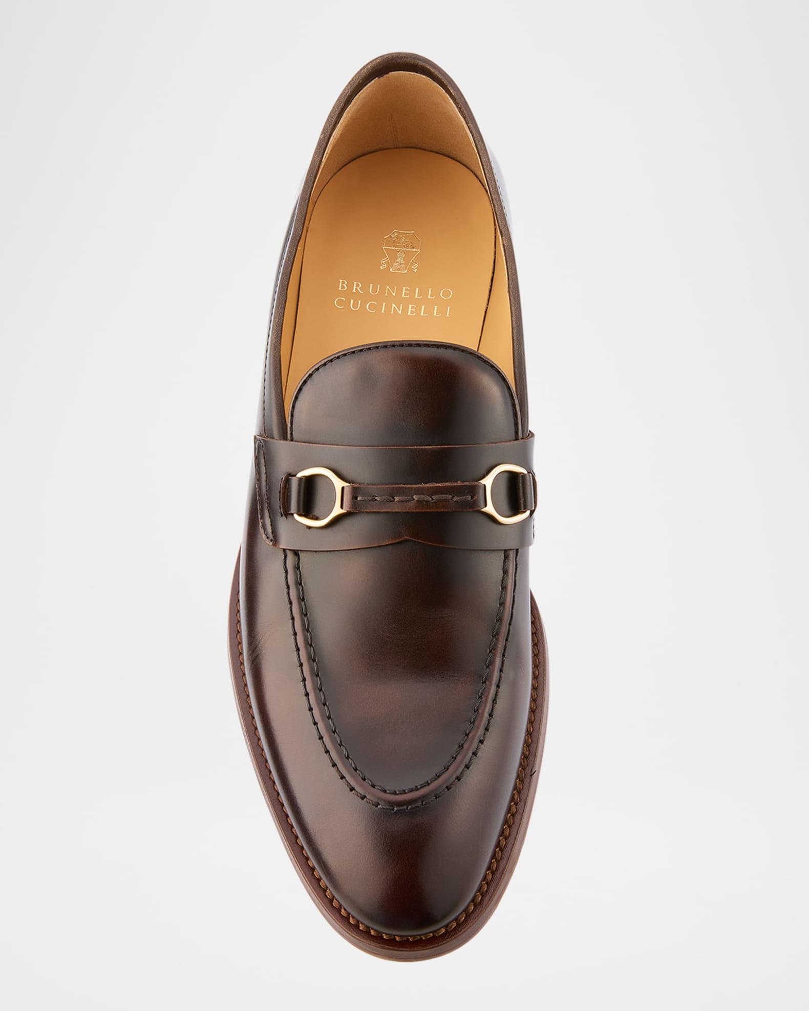 Men's Leather Bit Loafers Product Image