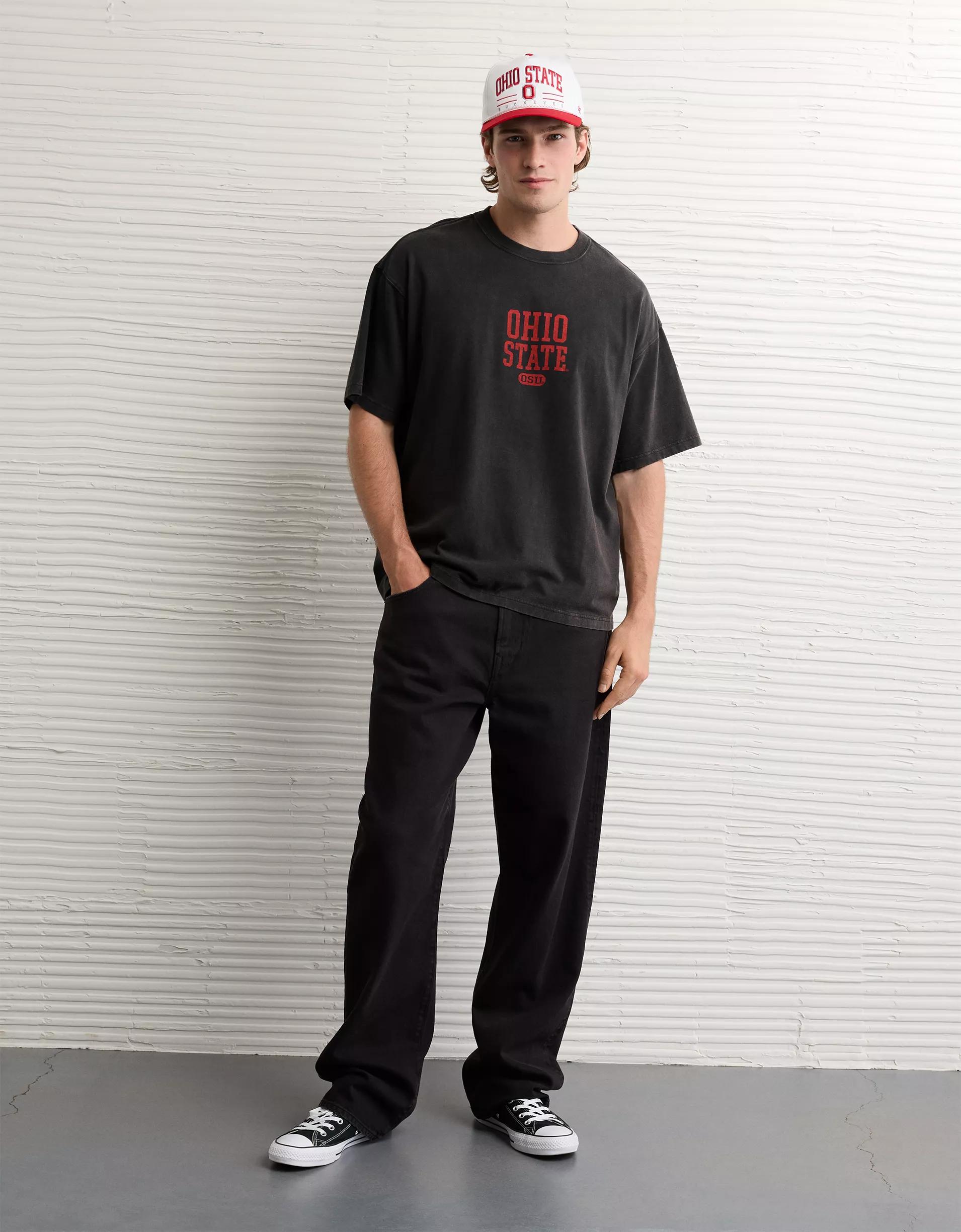 AE Boxy Ohio State Buckeyes Graphic T-Shirt Product Image