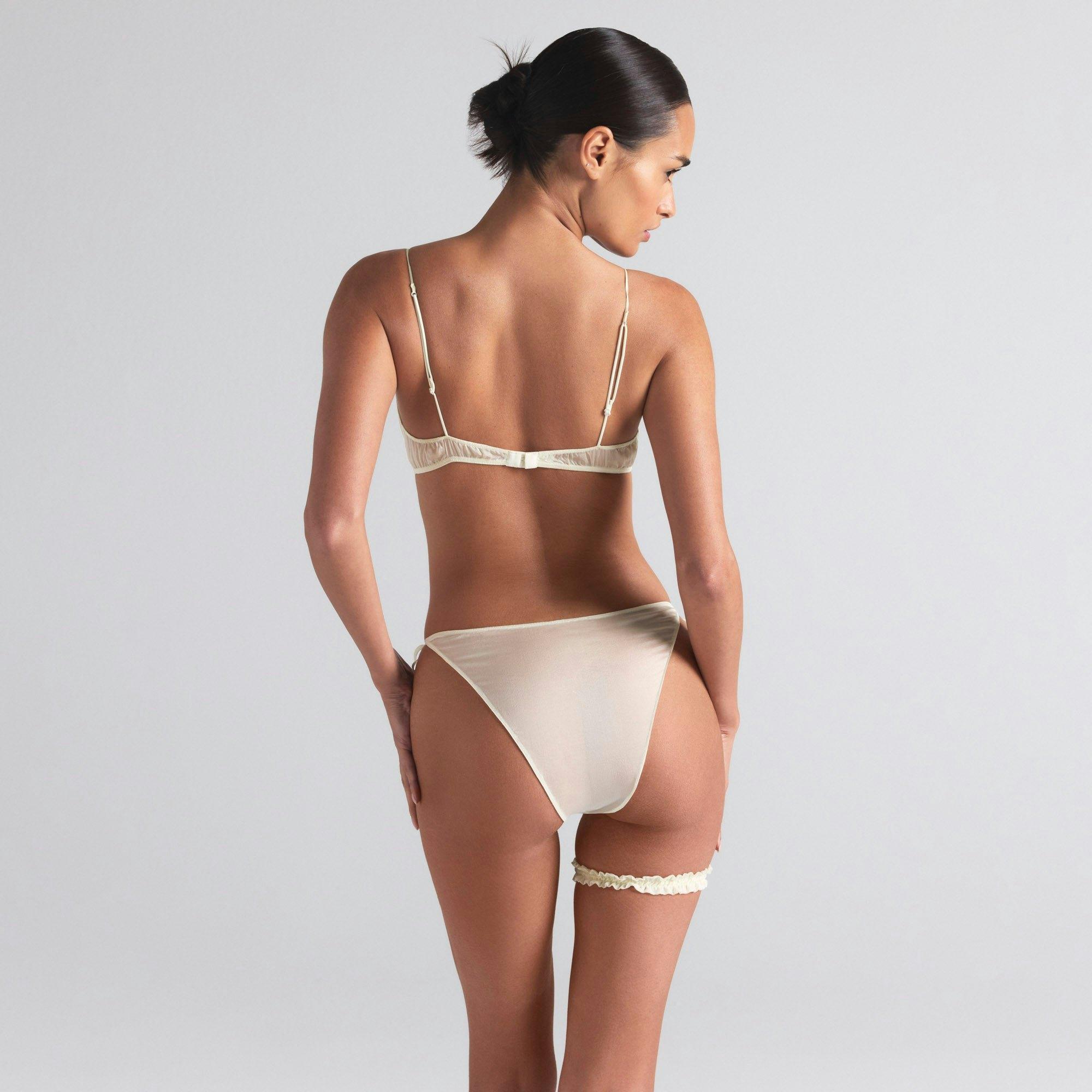 SKIMS ROMANCE TIE SIDE BIKINI | IVORY Product Image
