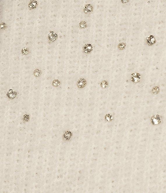 I.N. San Francisco Short Sleeve Rhinestone Pullover Sweater Product Image