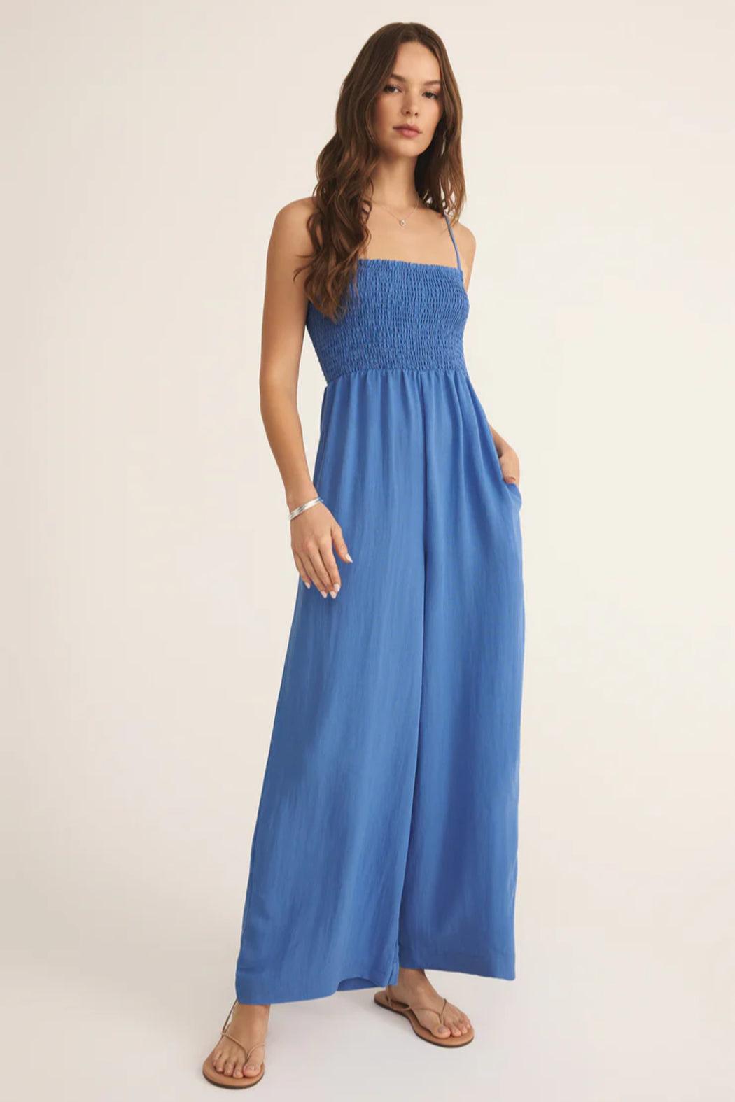 Beachside Jumpsuit Bay Blue Product Image