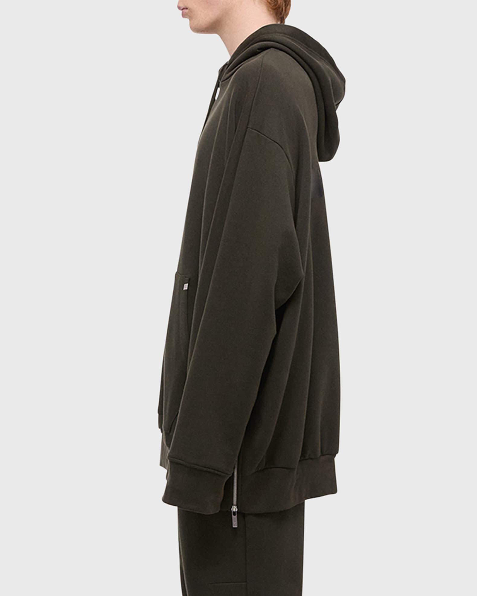 Men's Terry Side-Zip Oversized Hoodie Product Image