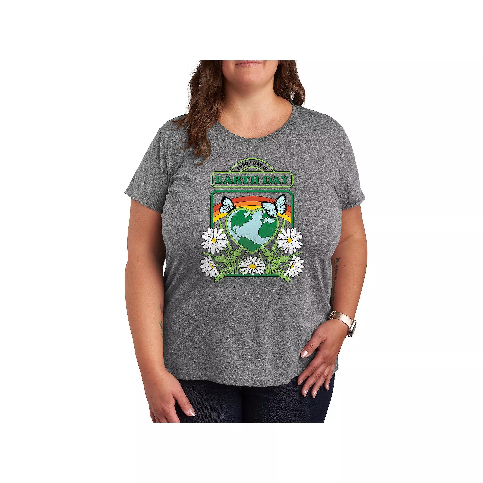 Plus Everyday is Earth Day Graphic Tee, Women's,  Product Image