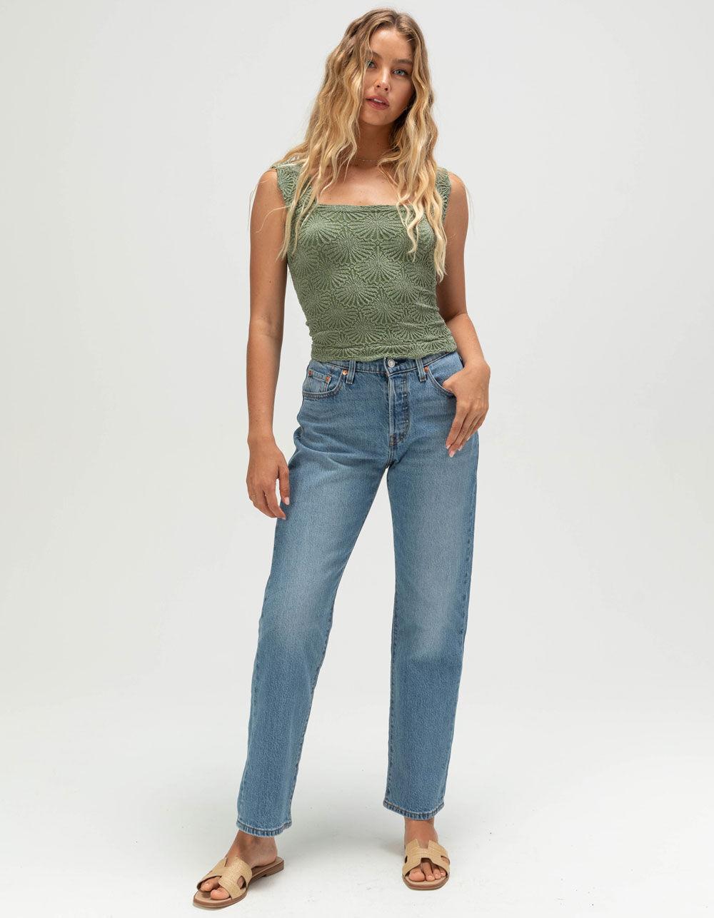 FREE PEOPLE Seamless Love Letter Womens Cami - FOREST Product Image