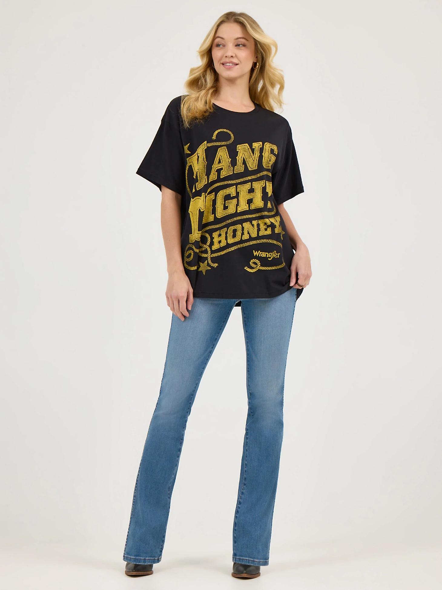 Wrangler x Lainey Wilson Hang Tight Oversized Tee | Women's TOPS | Wrangler® Product Image