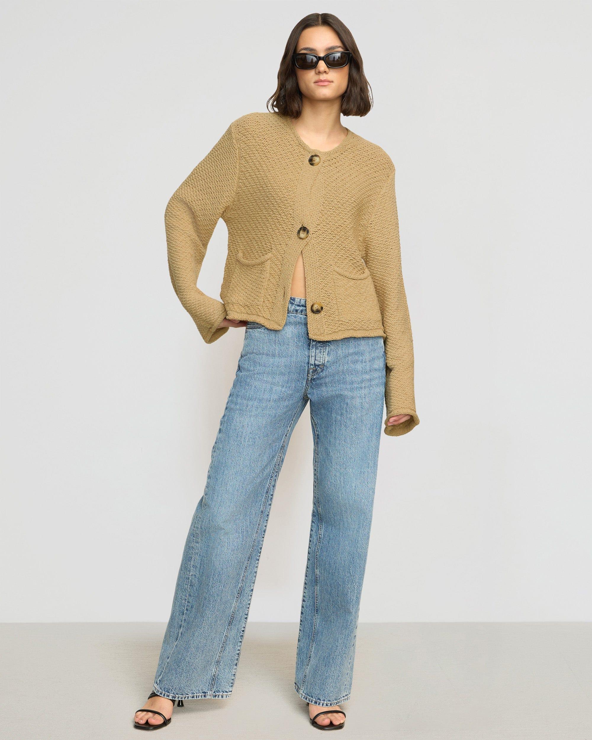 Yoojin Textured Knit Cardigan Product Image