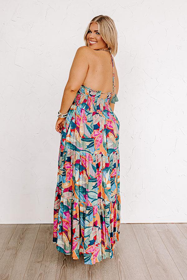 Tropical Fizz Maxi Dress Curves Product Image
