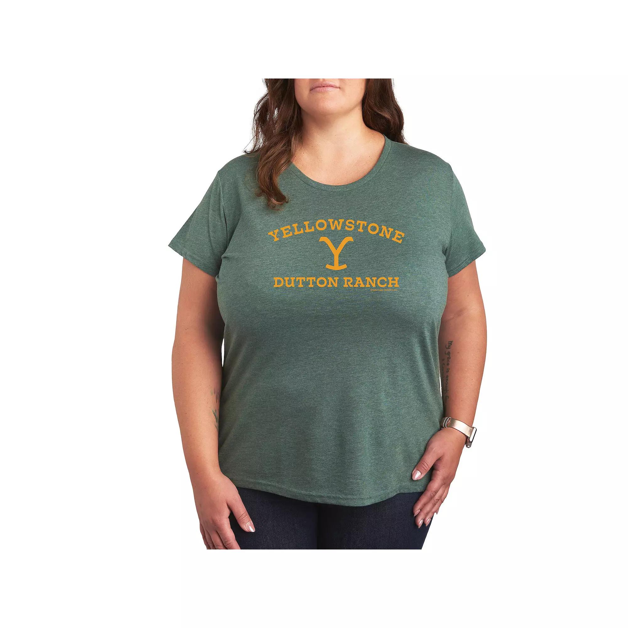Plus Yellowstone Y Dutton Ranch Logo Graphic Tee, Women's,  Product Image