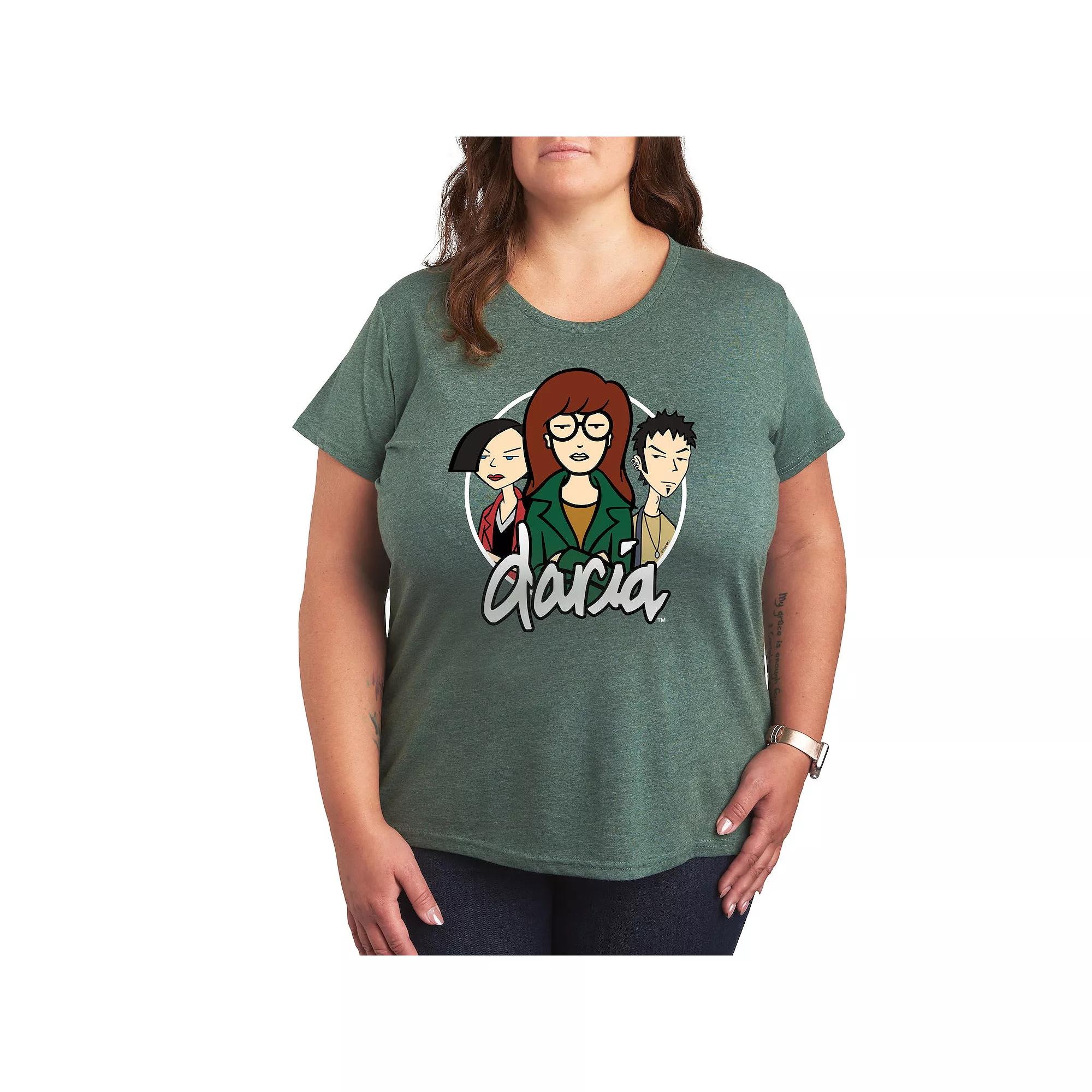 Plus Daria Daria Jane Trent Graphic Tee, Women's,  Product Image