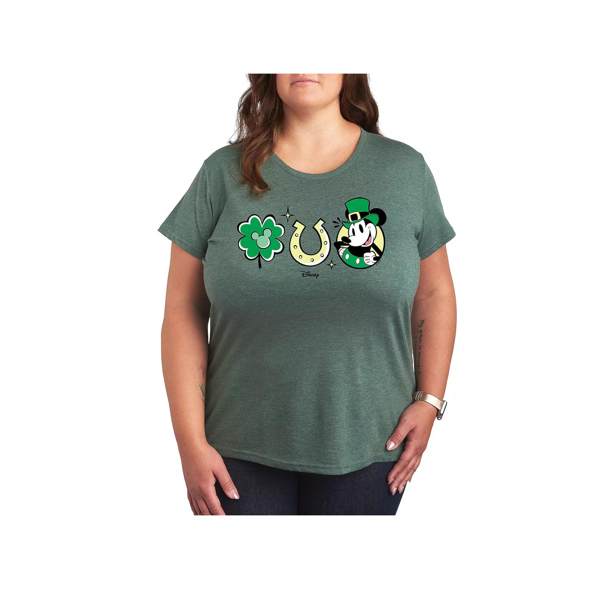 Plus Floral Crescent Moon Graphic Tee, Women's,  Product Image