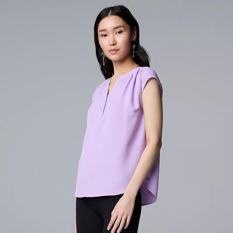 Women's Simply Vera Vera Wang Dolman Popover Top, Size: XL, Yolk Yellow Product Image