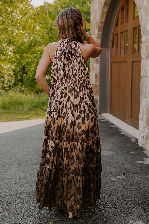 Urban Edit Leopard Maxi Dress Product Image