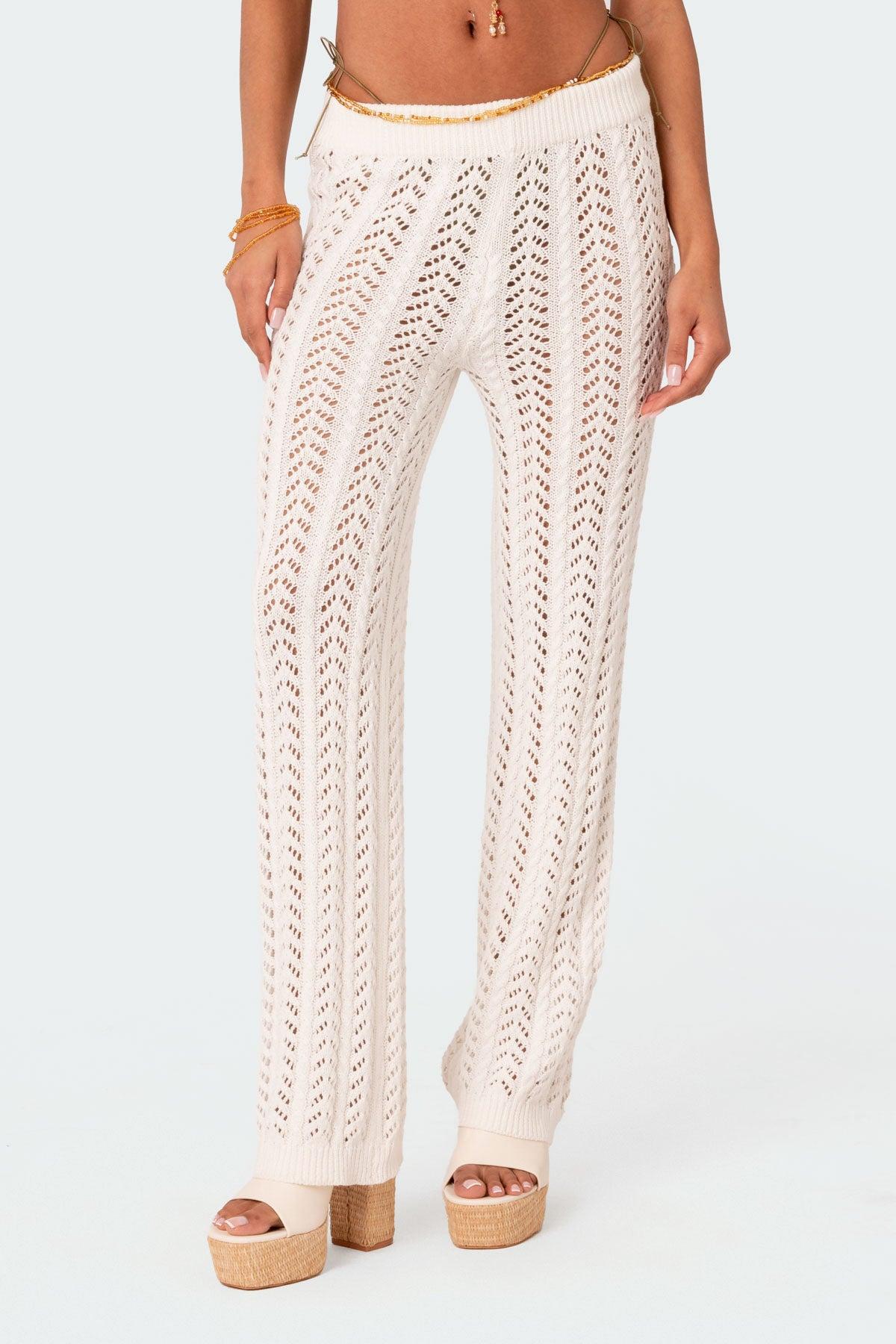 Hazel Crochet Pants Product Image