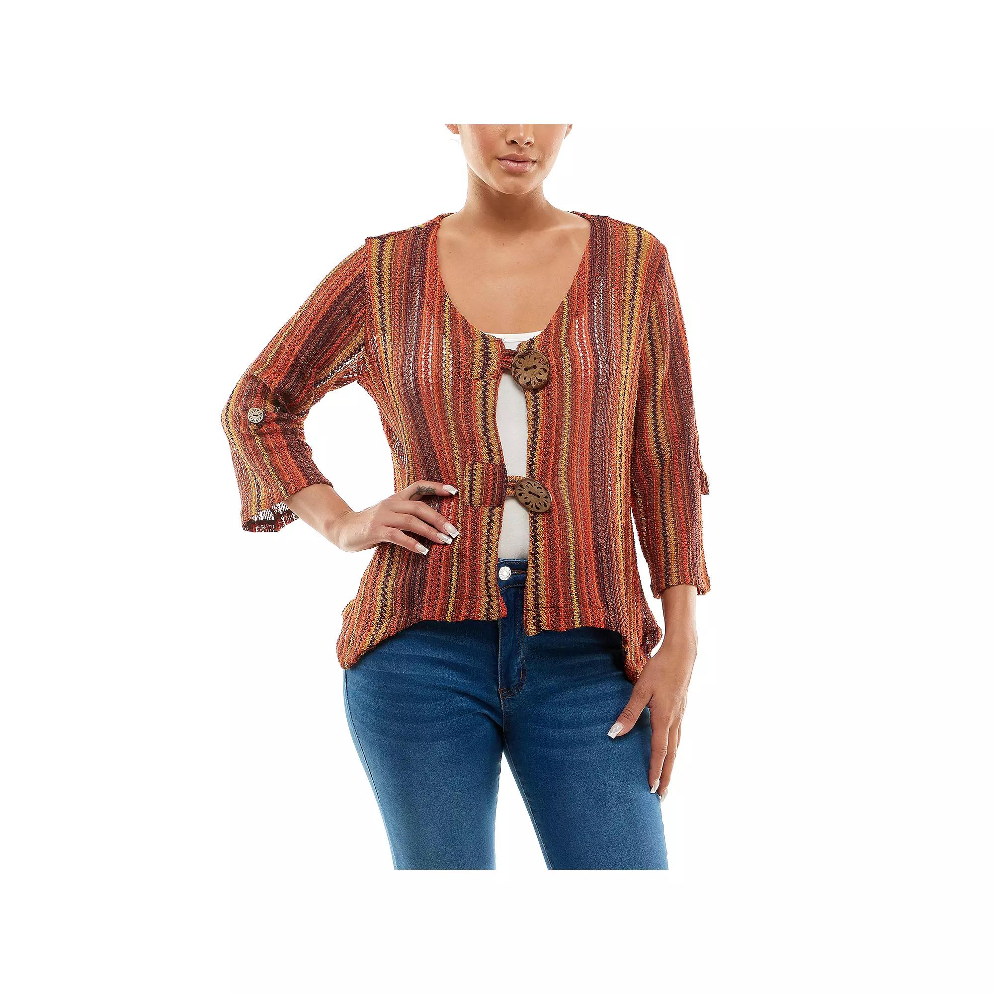 Women's Nina Leonard Button-Front Bolero,  Product Image
