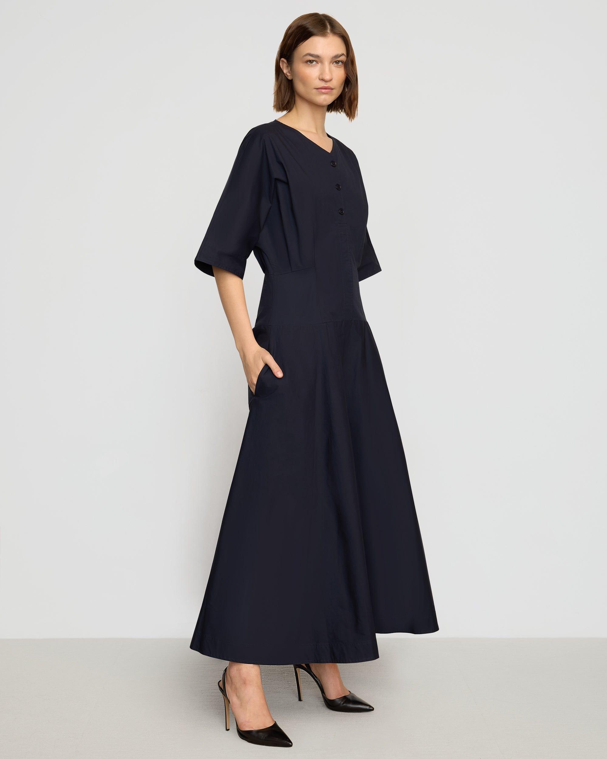 Kiko Kimono-Sleeve Cotton Dress Product Image