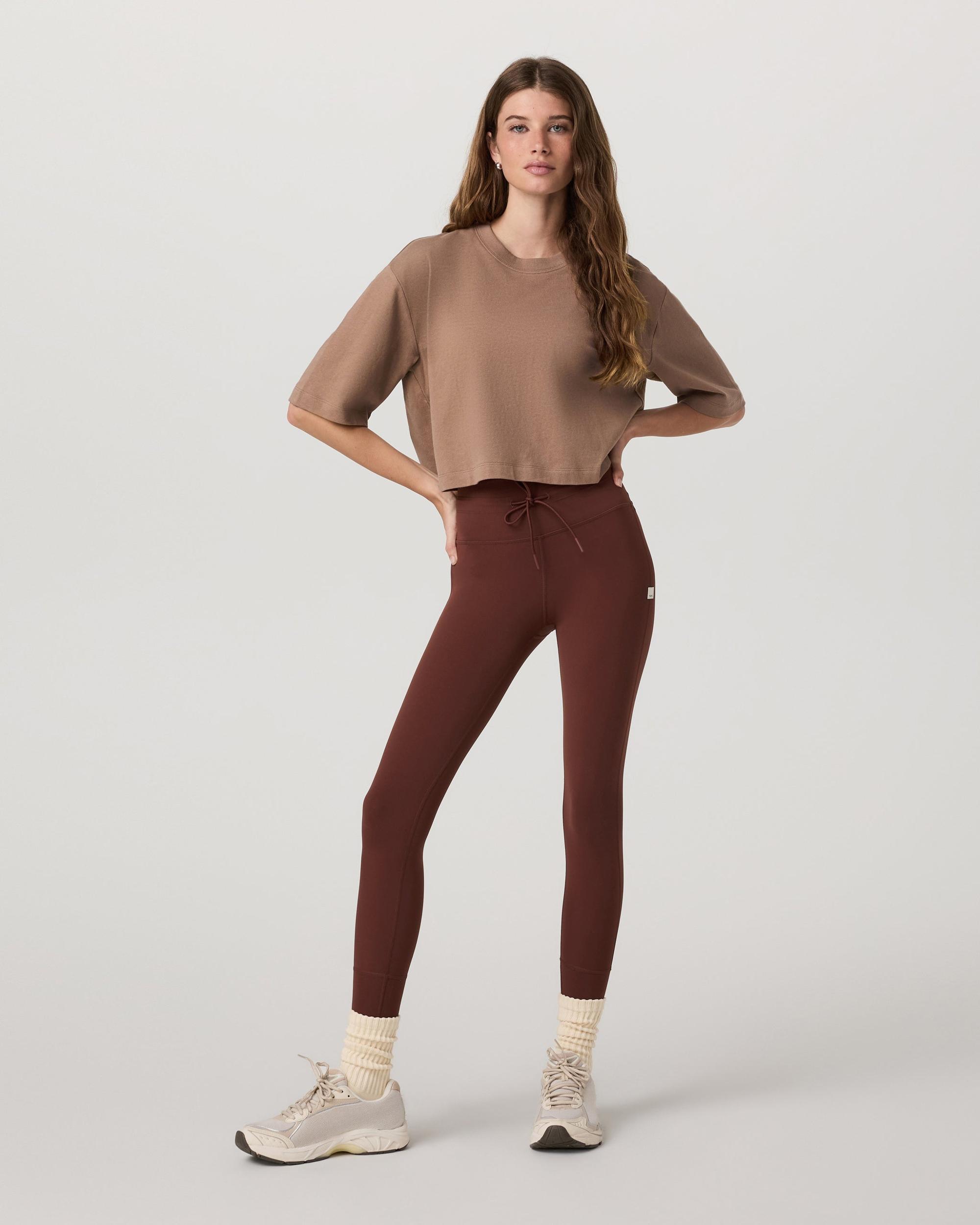 Short Sleeve Heavyweight Crop Cotton Tee Product Image