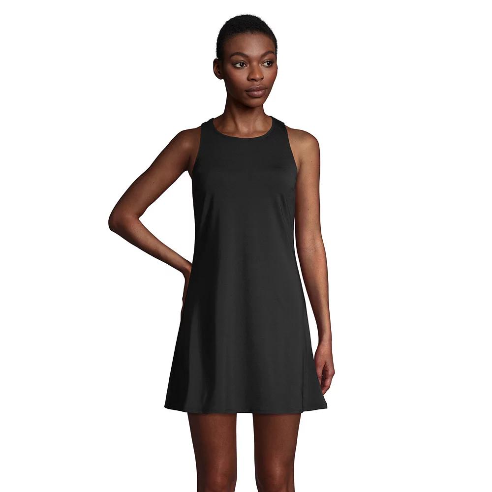 Women's Lands' End Chlorine Resistant Swim Cover-up Dress,  Product Image