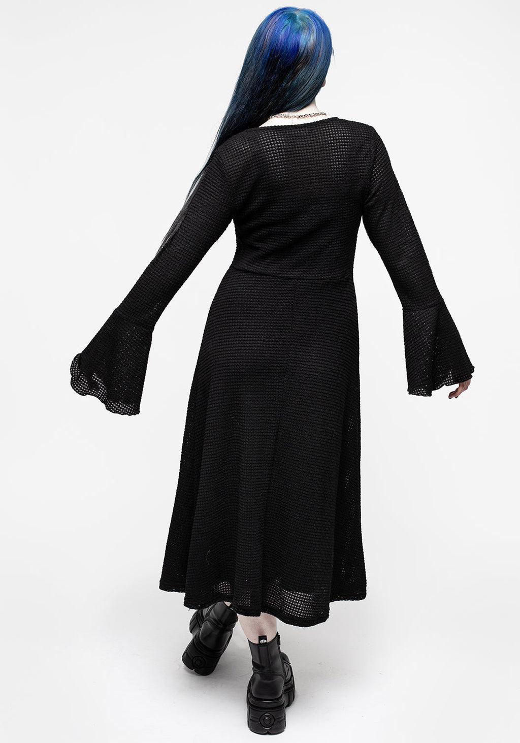 Xana Textured Tie Front Long Cardigan Product Image