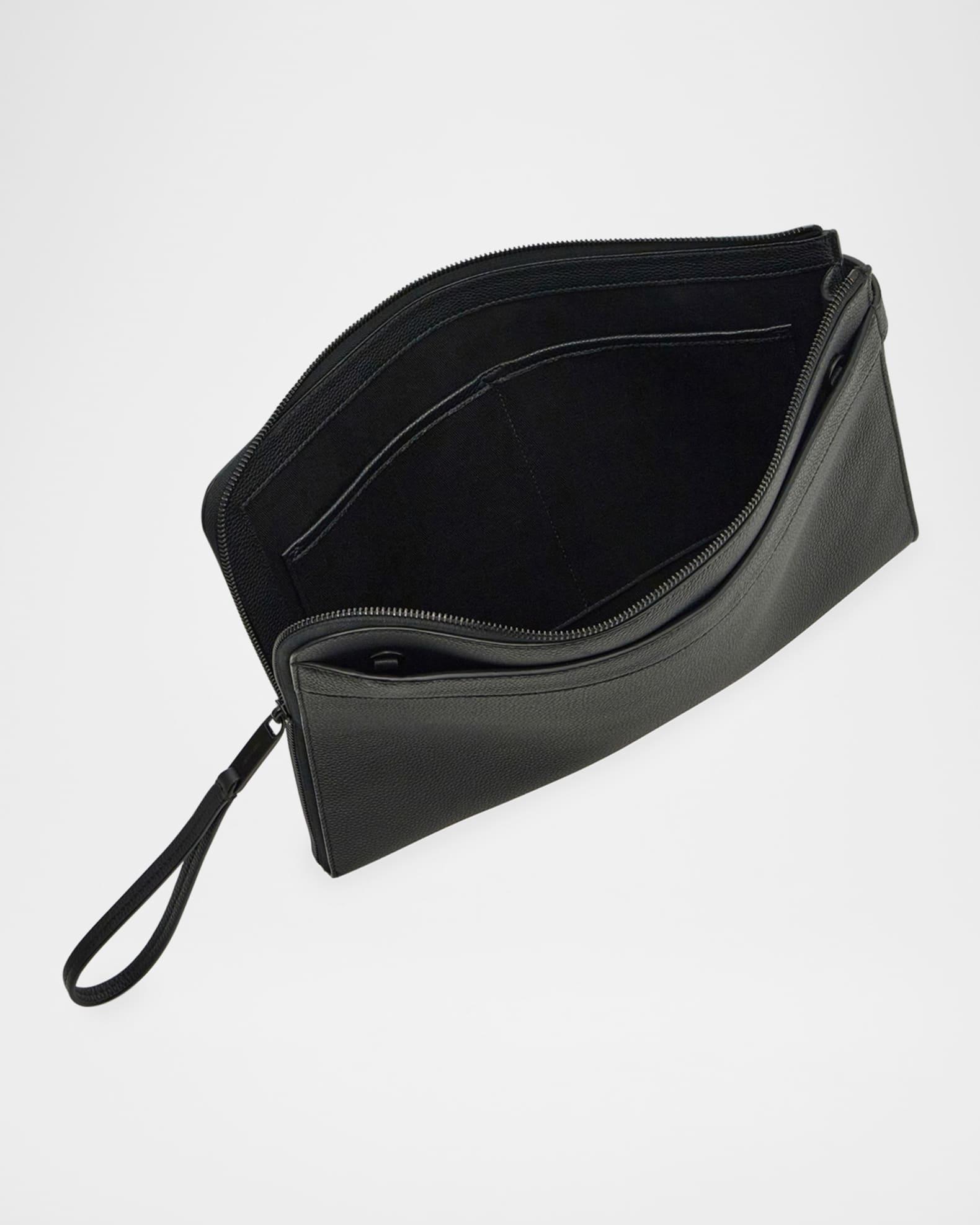 Men's Twins Leather Zip Pouch Product Image